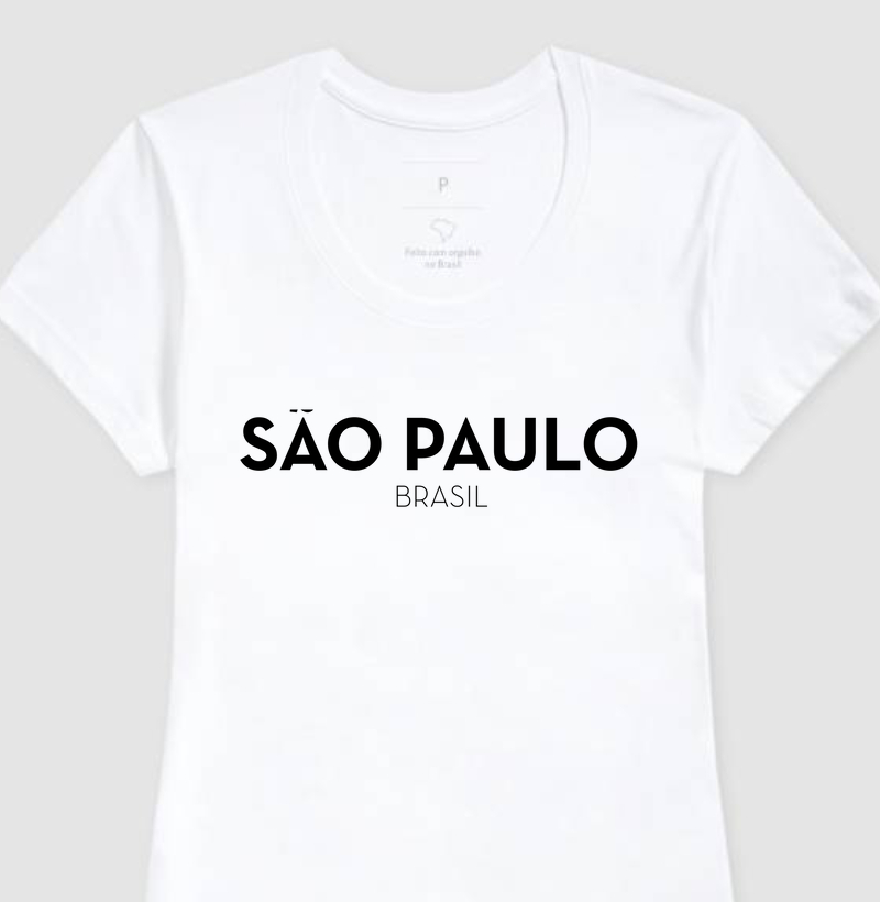 Camiseta São Paulo Estado Brasil