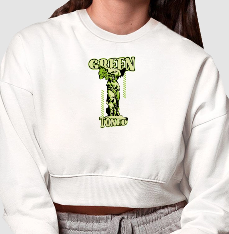Moletom Cropped Deusa Grega