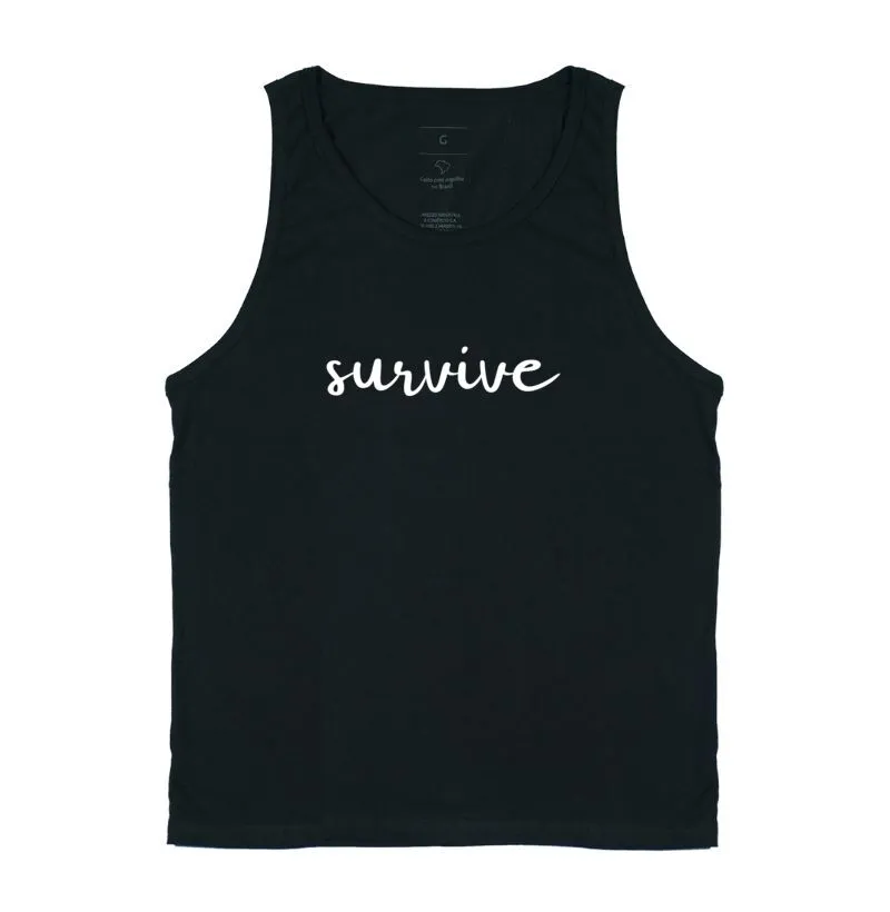 CAMISETA REGATA SURVIVE
