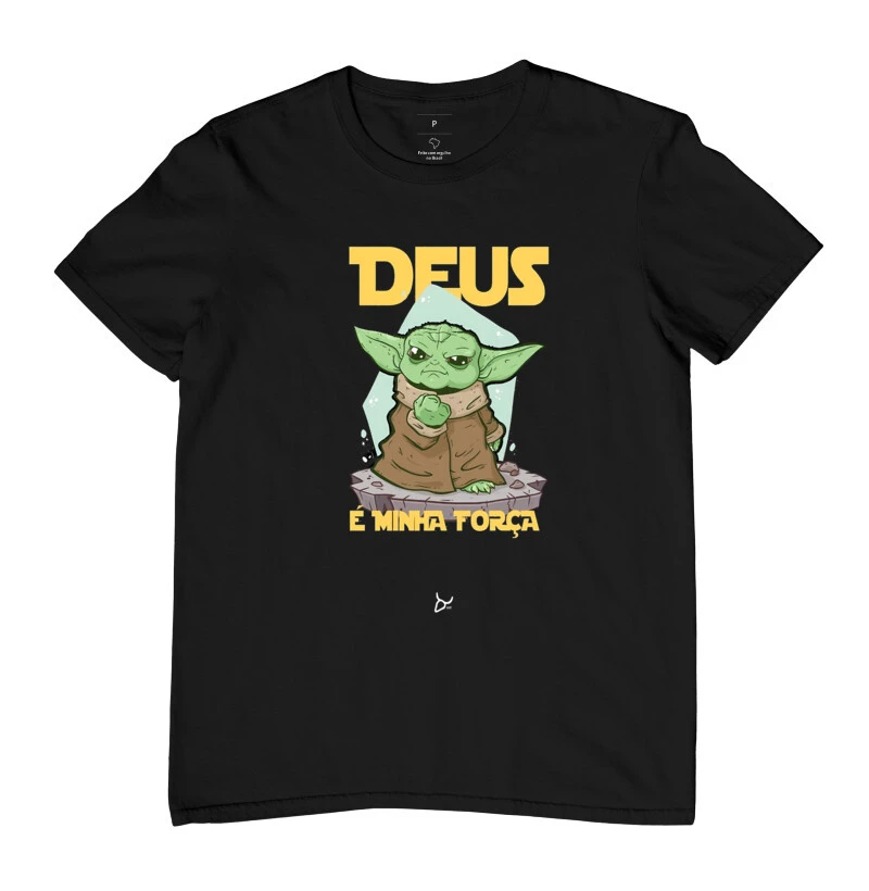 Camiseta Deus é a minha força 