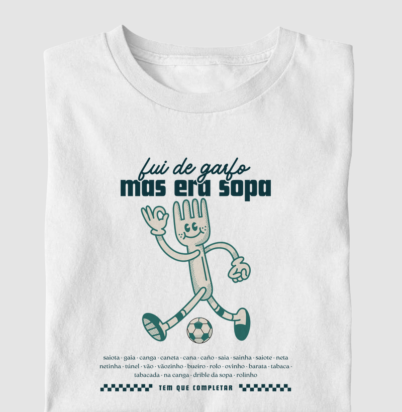 Fui de garfo, mas era sopa