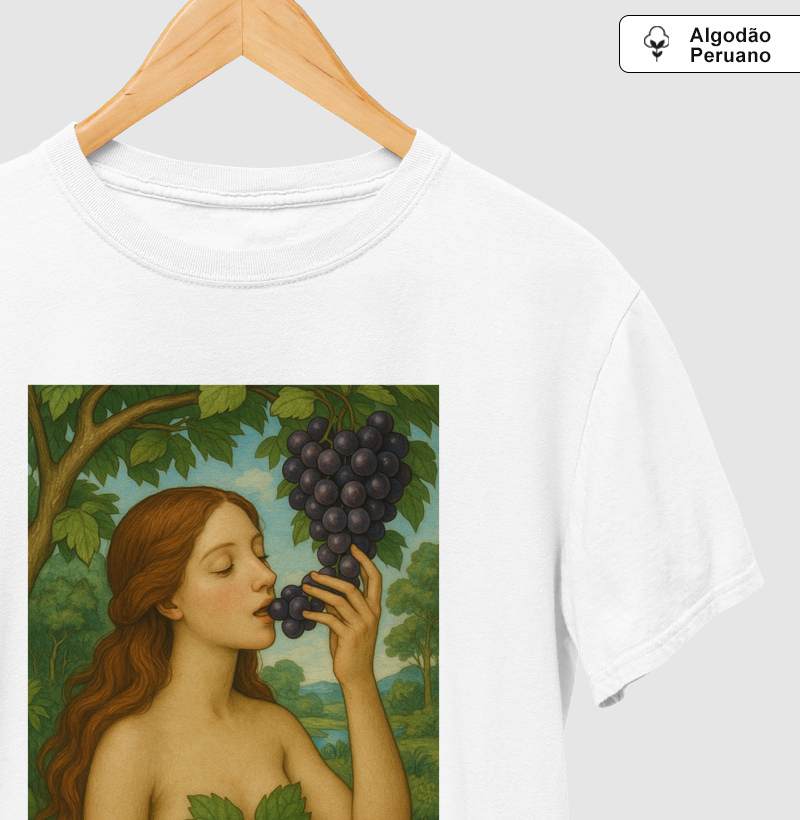 Eva entre uvas