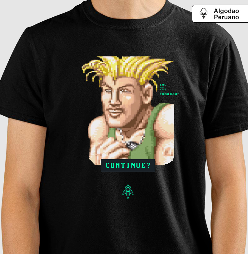 Coleção Continue - Edição Djow - Camiseta Algodão Peruano