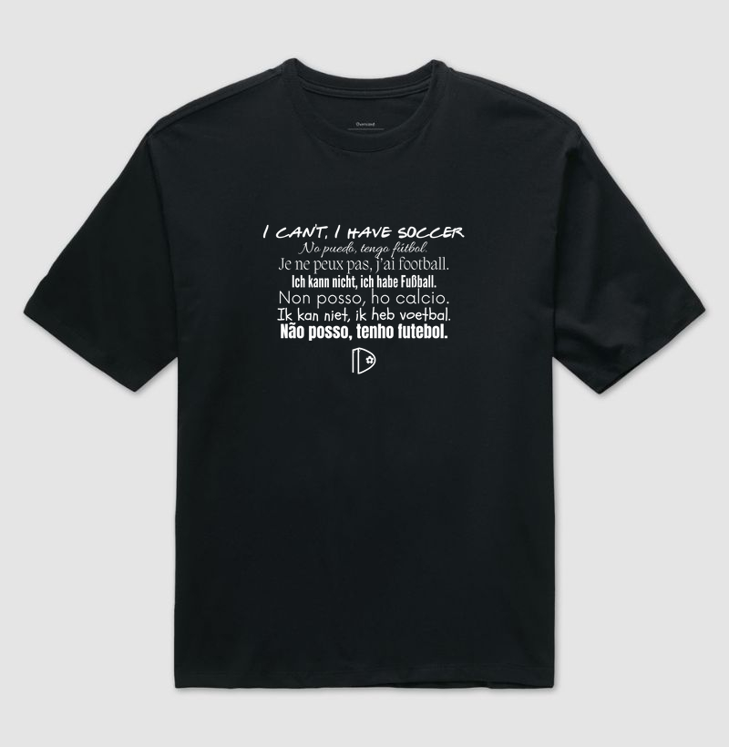 Não posso tenho futebol idiomas
