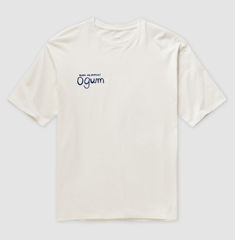 Quem me protege é Ogum - Camisa Orixá Ogum