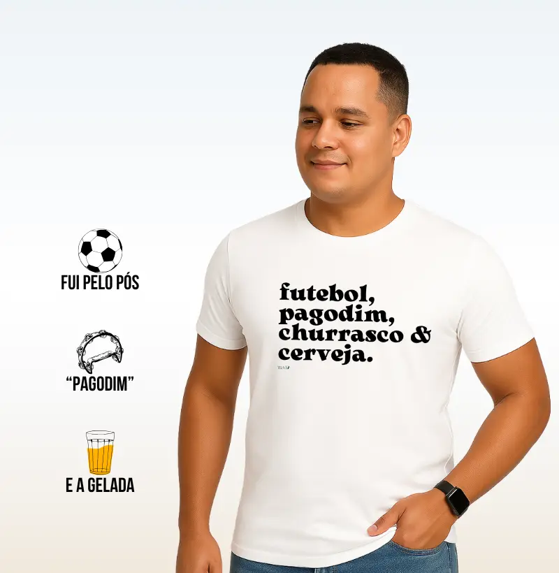 Futebol, pagodim, churrasco & cerveja