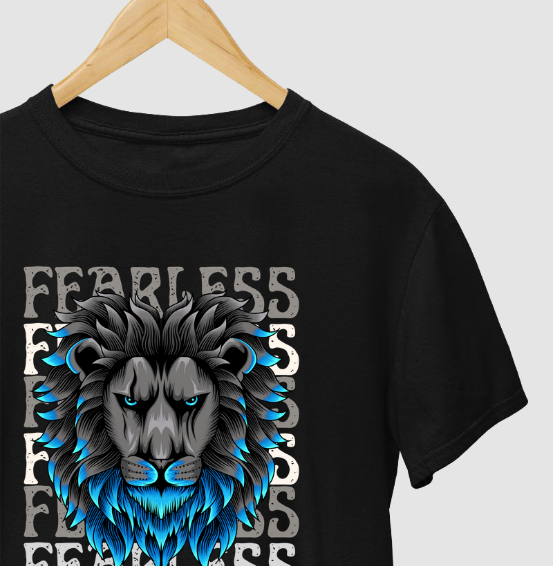 Camiseta Leão fearless