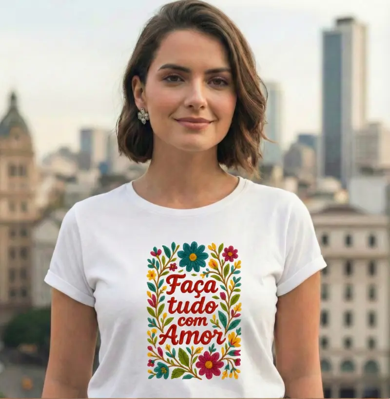 Faça Tudo com Amor Floral