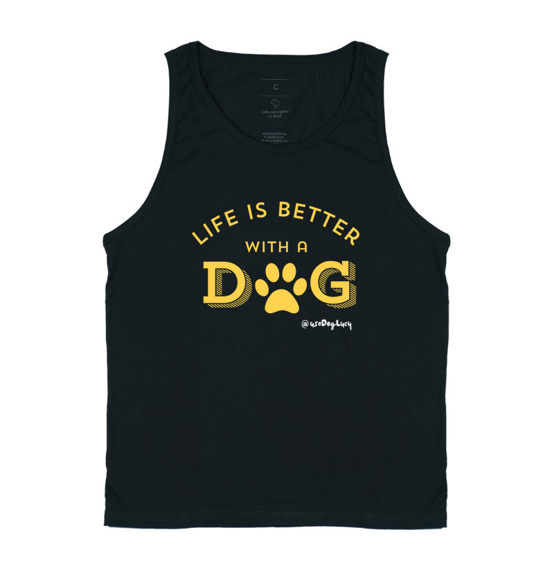 Live is Bether with a Dog Gold