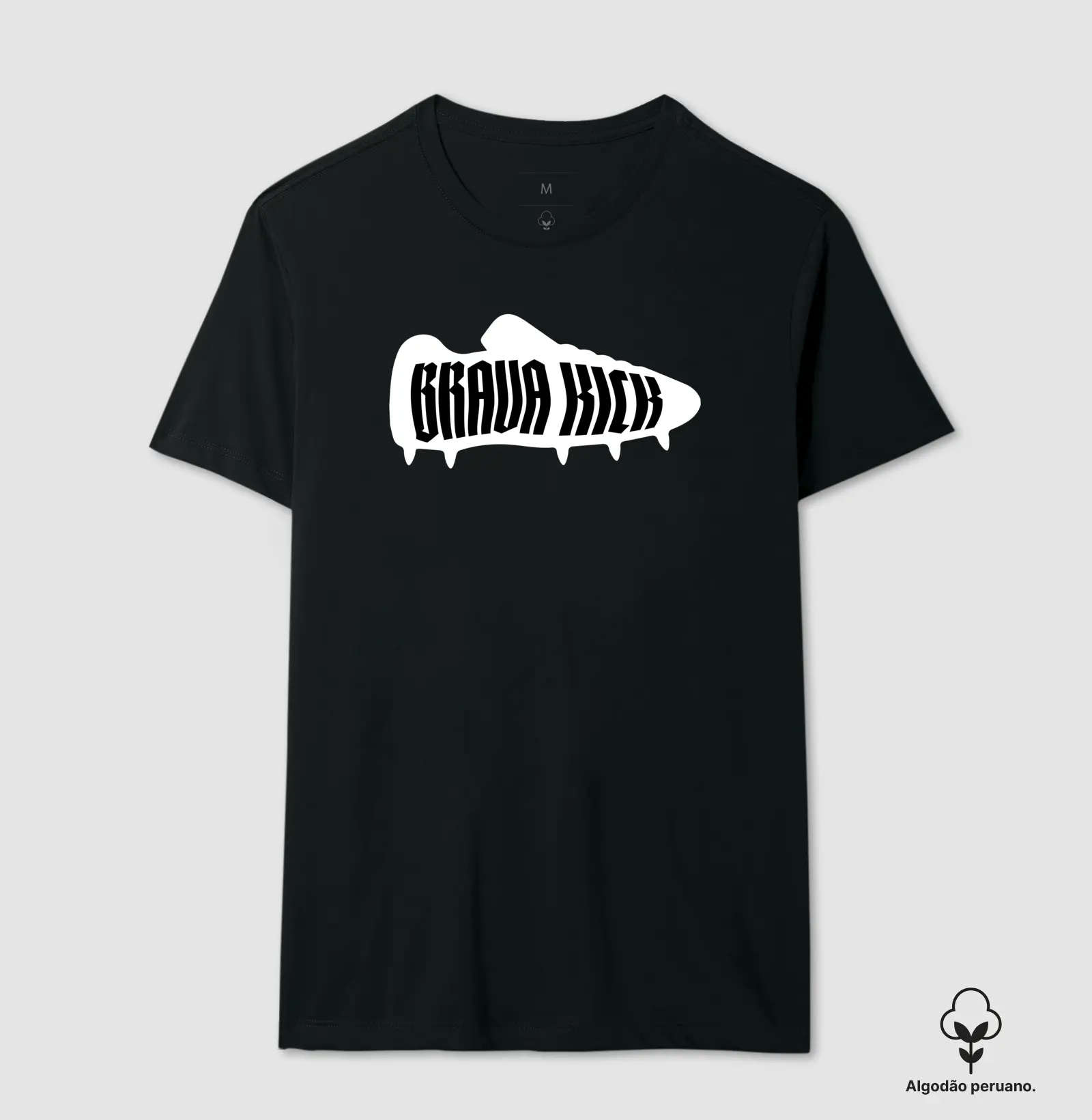 Camiseta Chuteira Brava Kick - Algodão Peruano