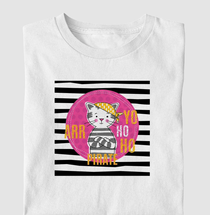 Camiseta InfantilListras Cat