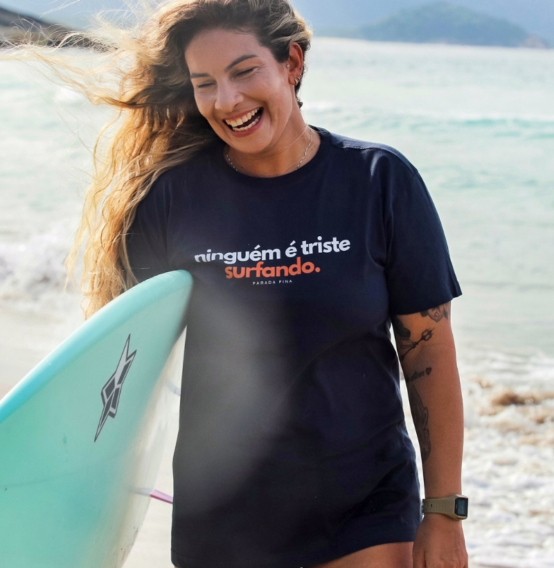 Ninguém é triste surfando
