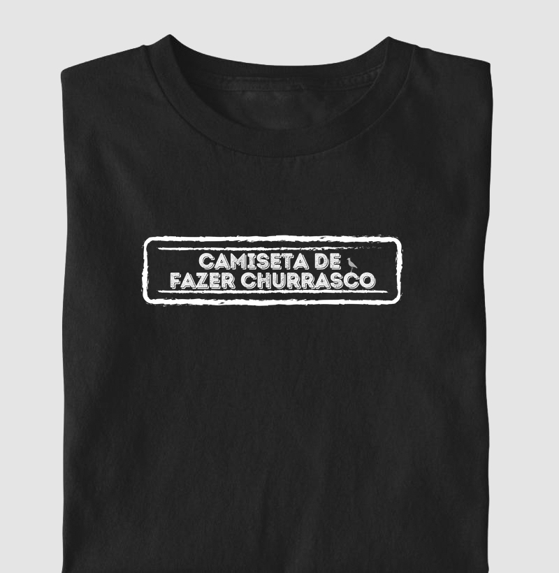Camiseta de fazer churrasco