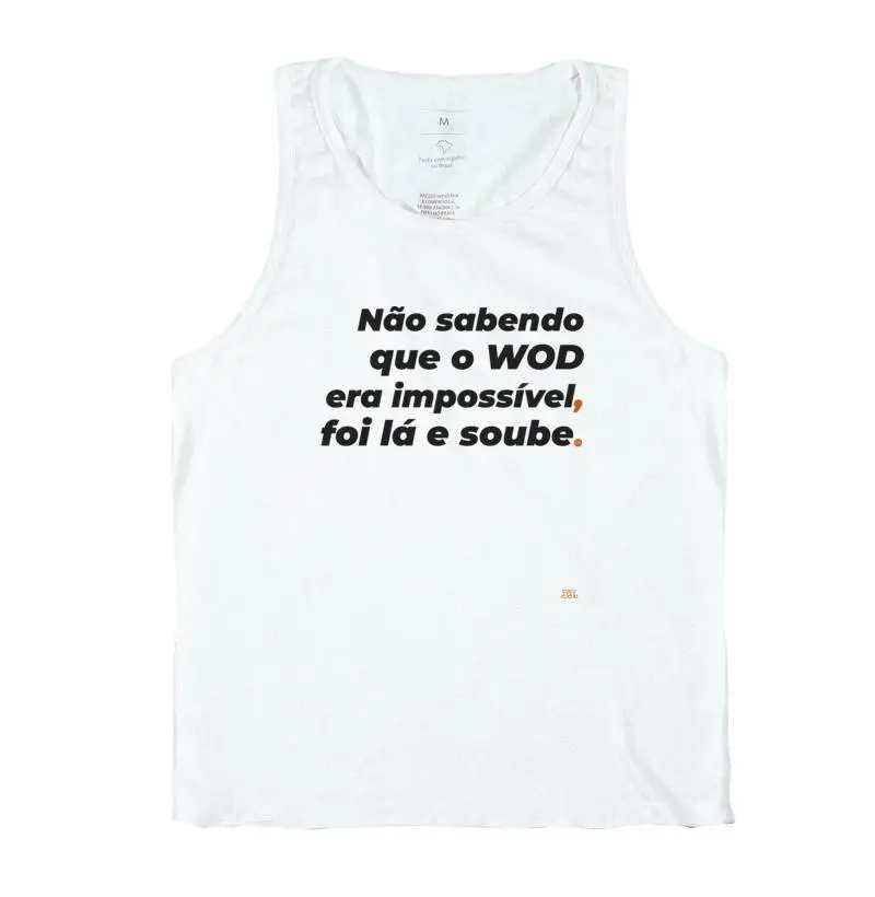 Não sabendo que era impossível