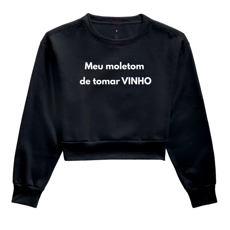Moletom Meu moletom de tomar vinho