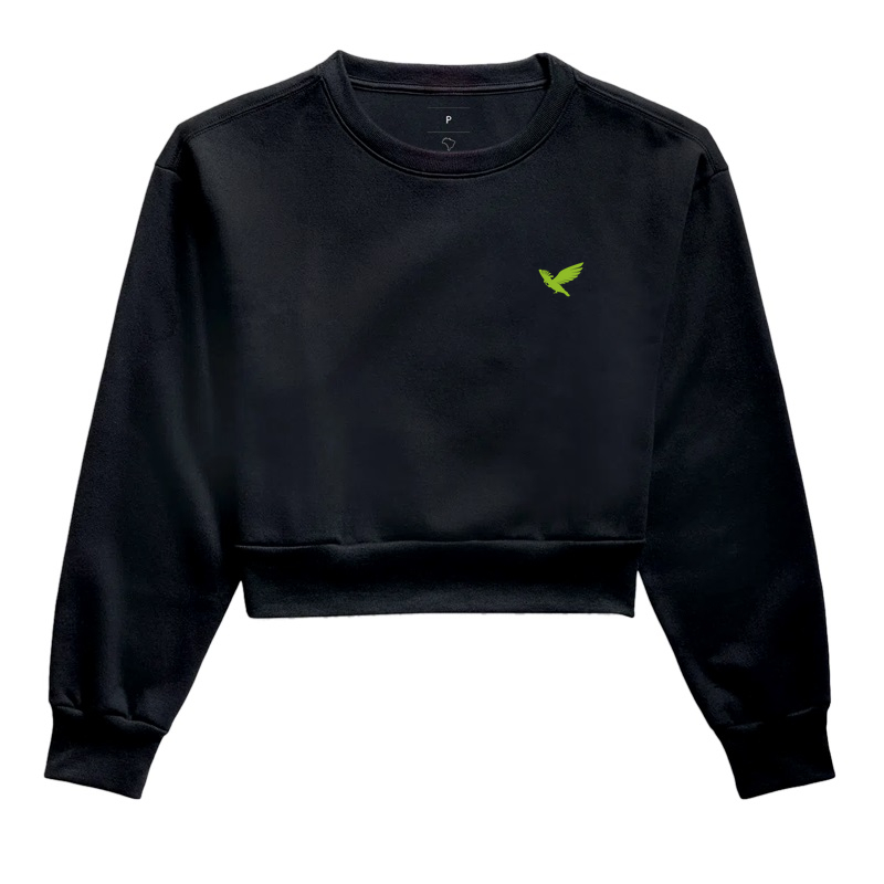 Neon basic Cropped Moletom