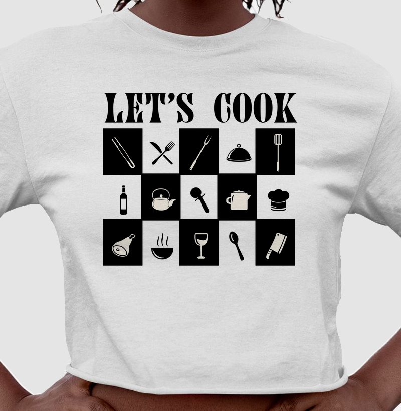 Let’s Cook: Cropped - Estilo e Paixão para Chefs e Amantes da Cozinha