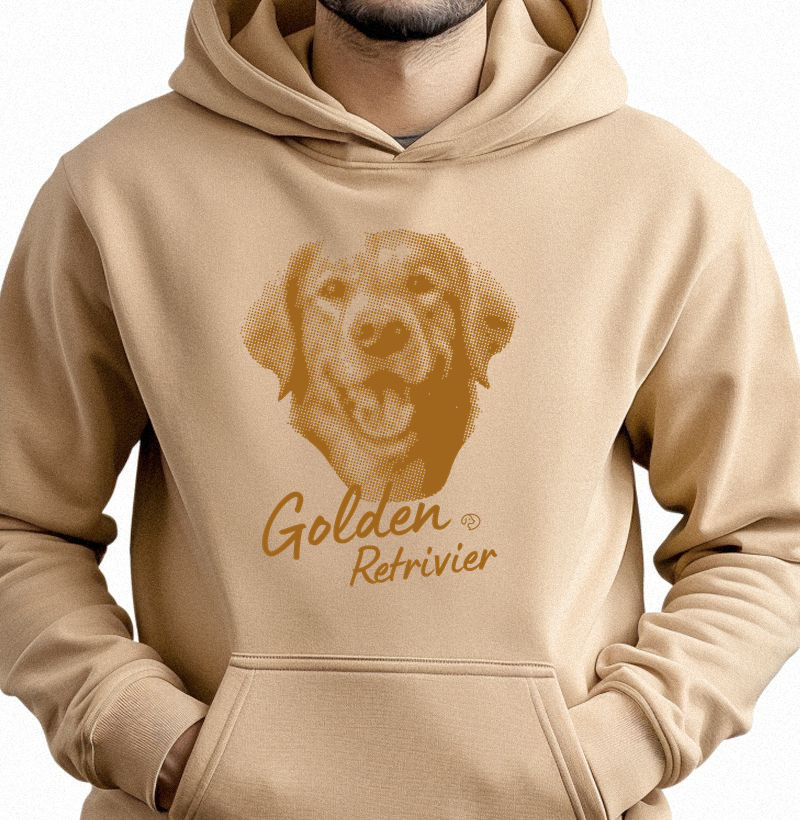 Golden Retrivier Halftone