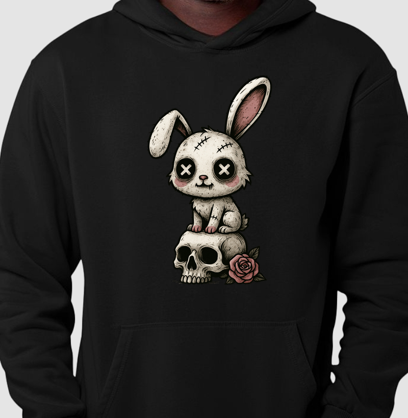 Rabbit and skull