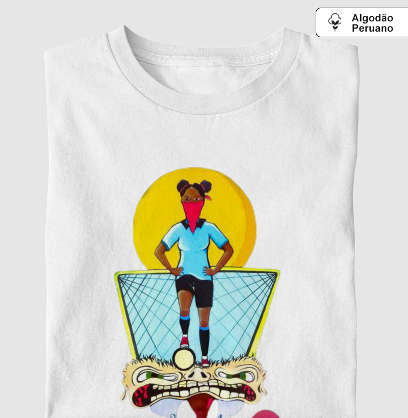 Camiseta Algodão Peruano Mulheres na Várzea