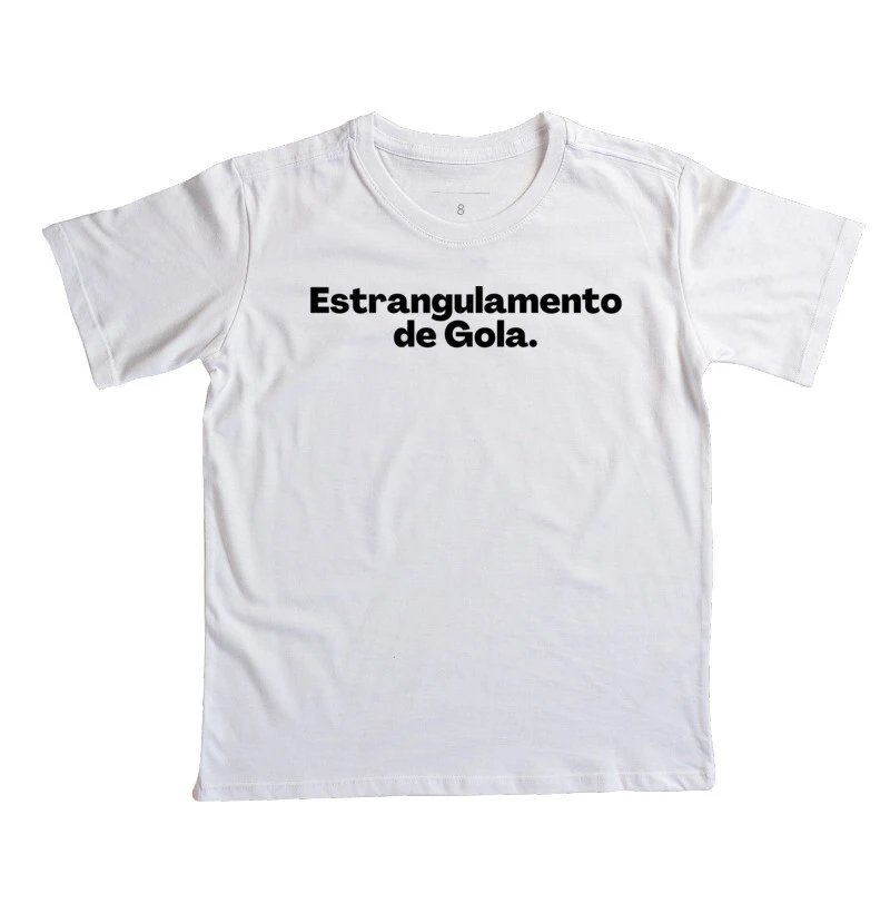 Camiseta Estrangulamento de Gola - Infantil
