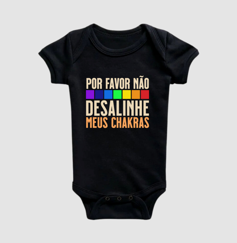 Camiseta - Não desalinhe meus chakras