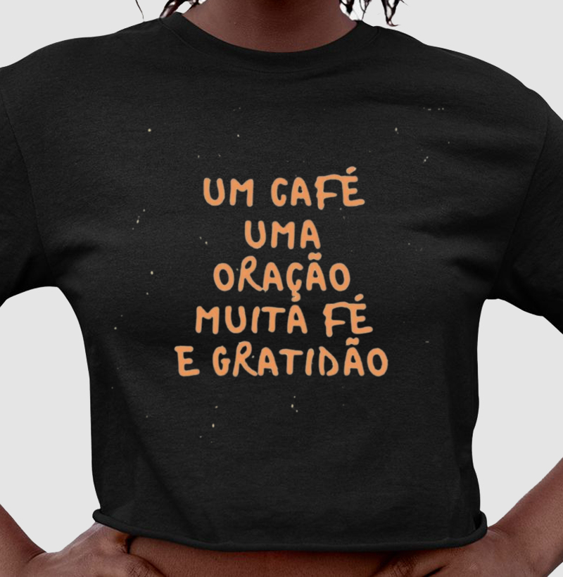 Camiseta Fé e Gratidão