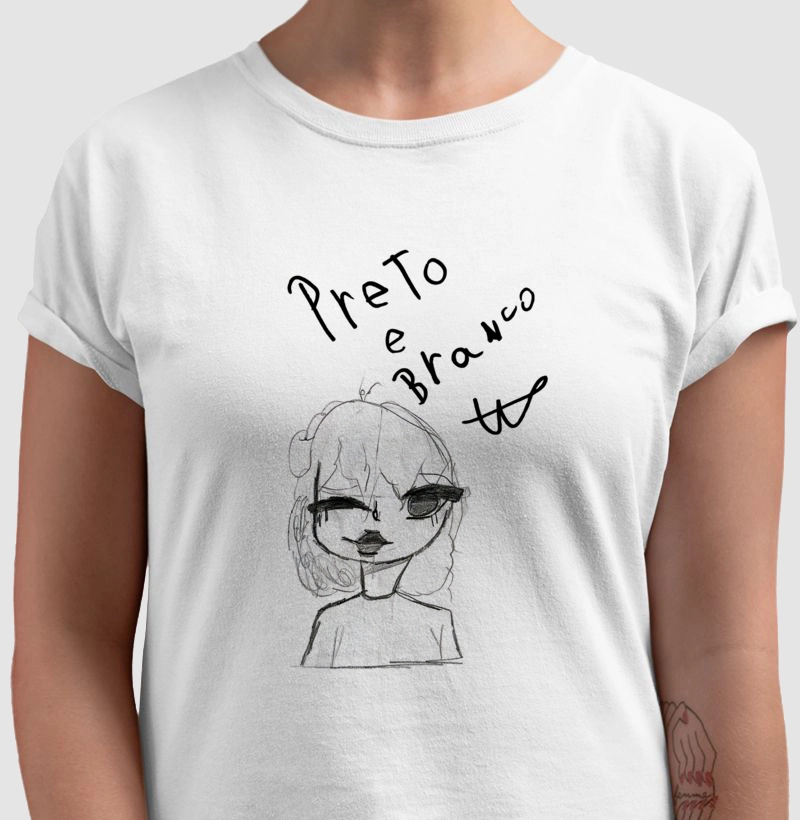 Ela diz: Preto e Branco 