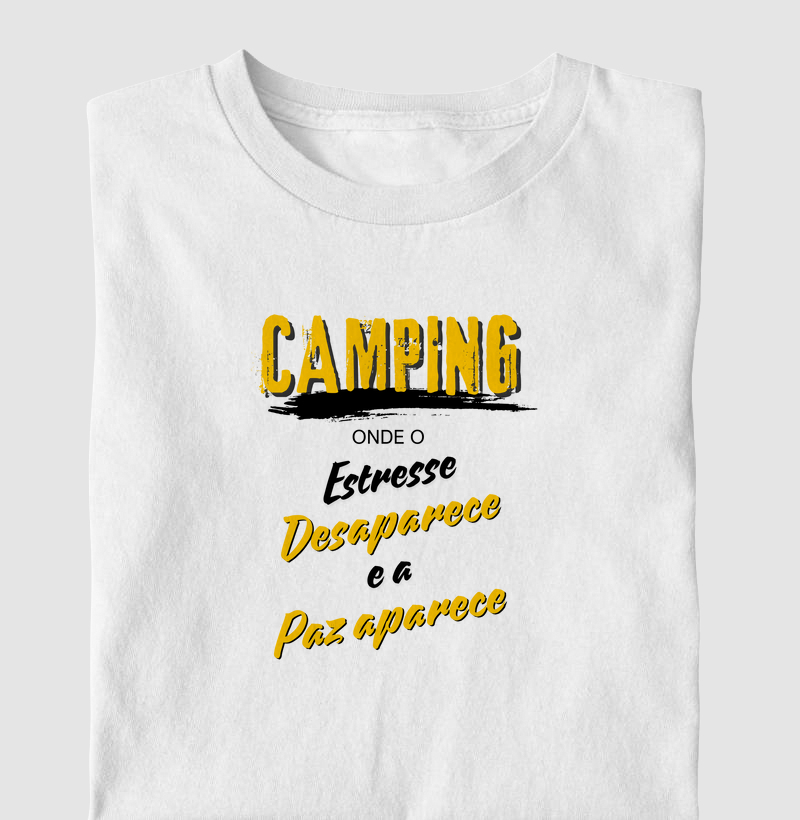 Camping, onde o estresse desaparece e a paz aparece