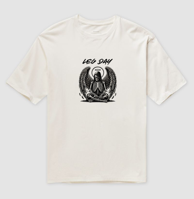 Camiseta Leg Day Caveira
