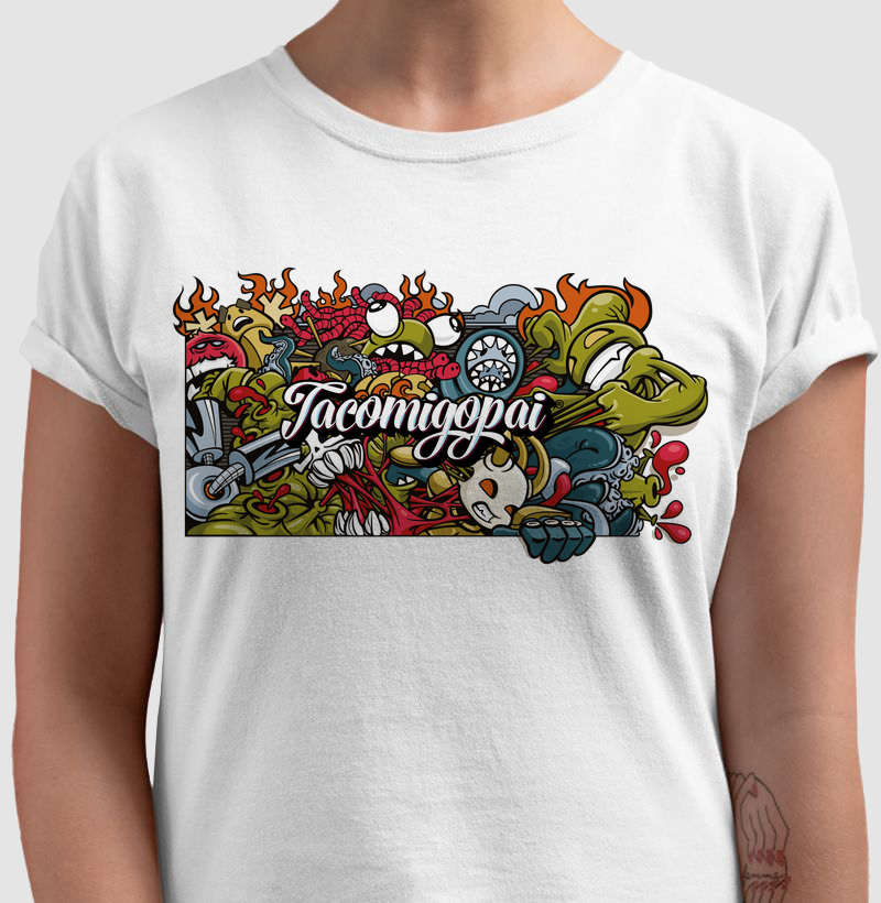 Camiseta Básica Gola Careca Algodão Premium