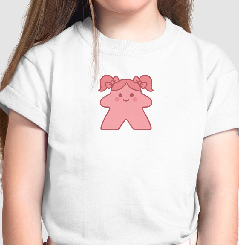 Camiseta Meeple Rosa
