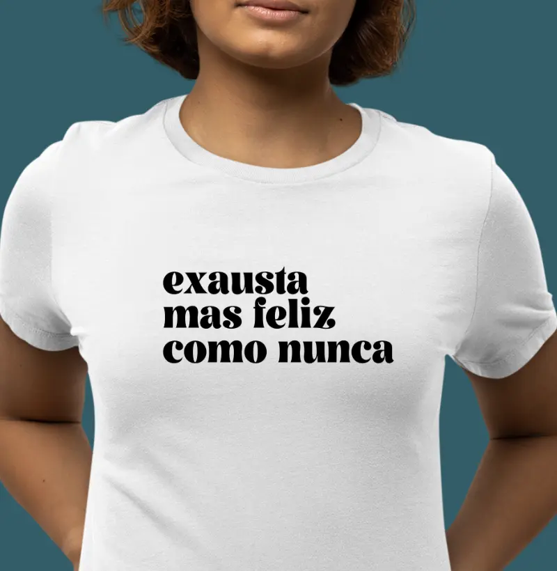 Exausta, mas feliz como nunca