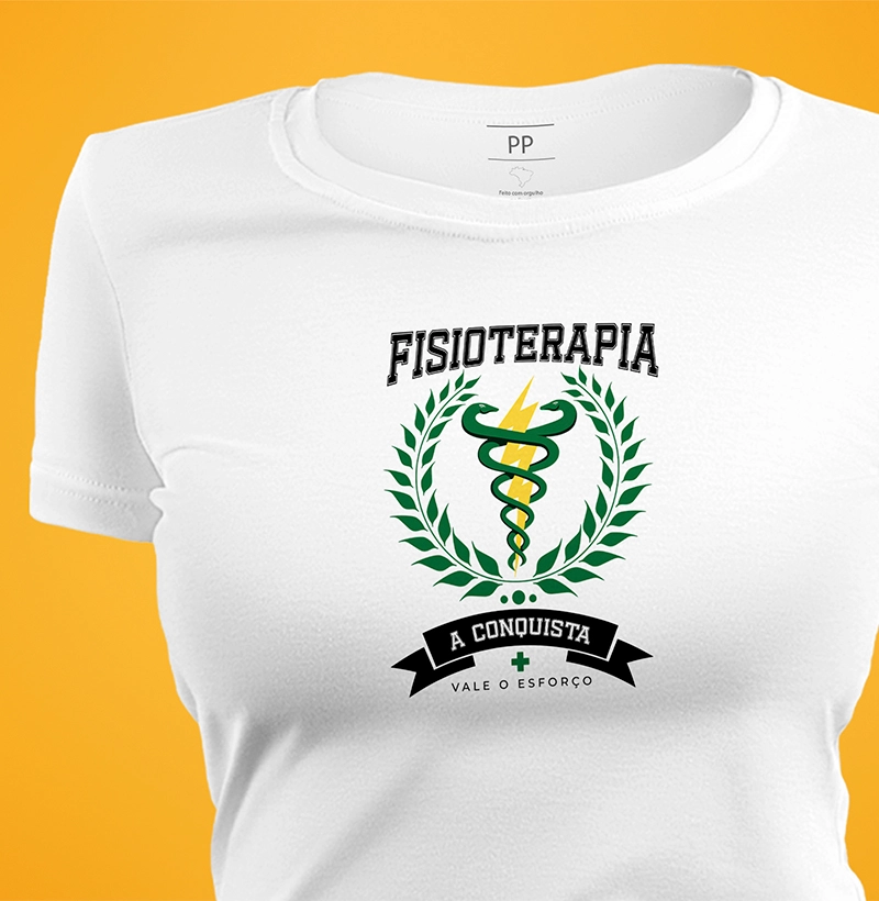 Camiseta Fisioterapia Conquista - feminina