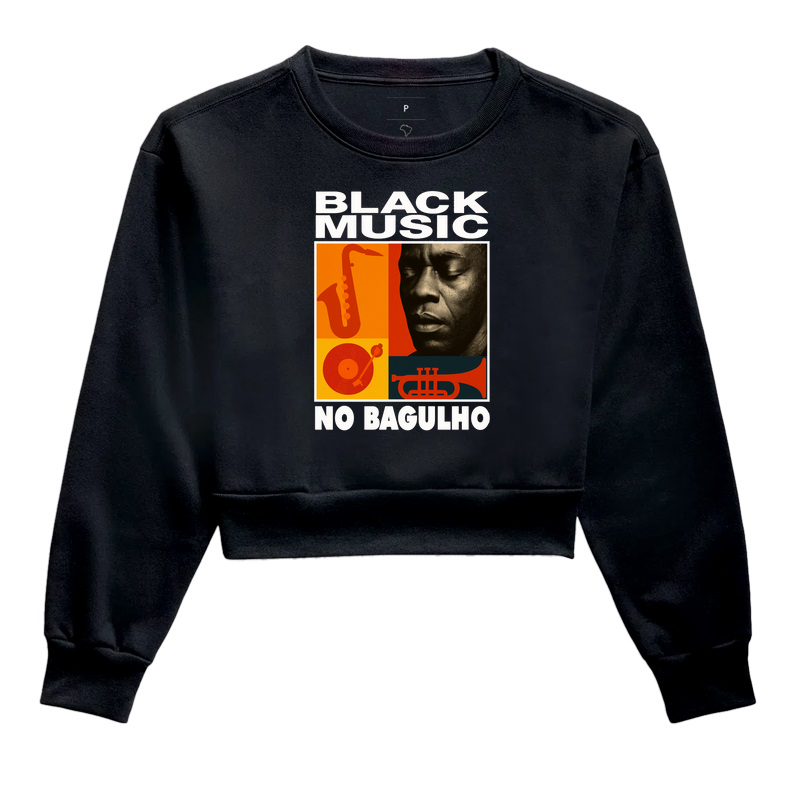 Camiseta Black Music no Bagulho