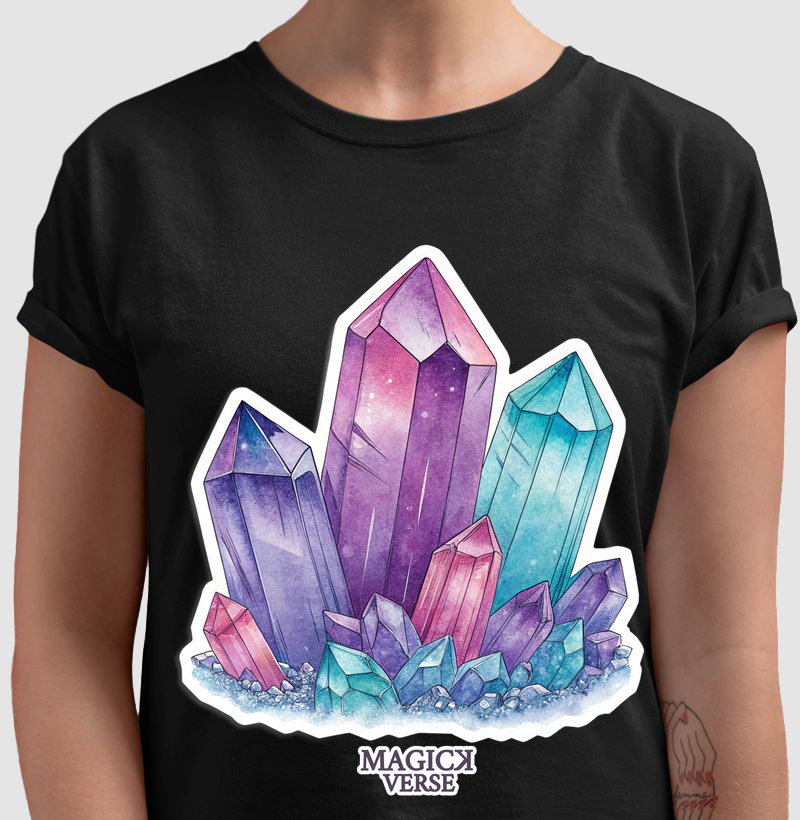 Cristais Degrade Azul/Roxo