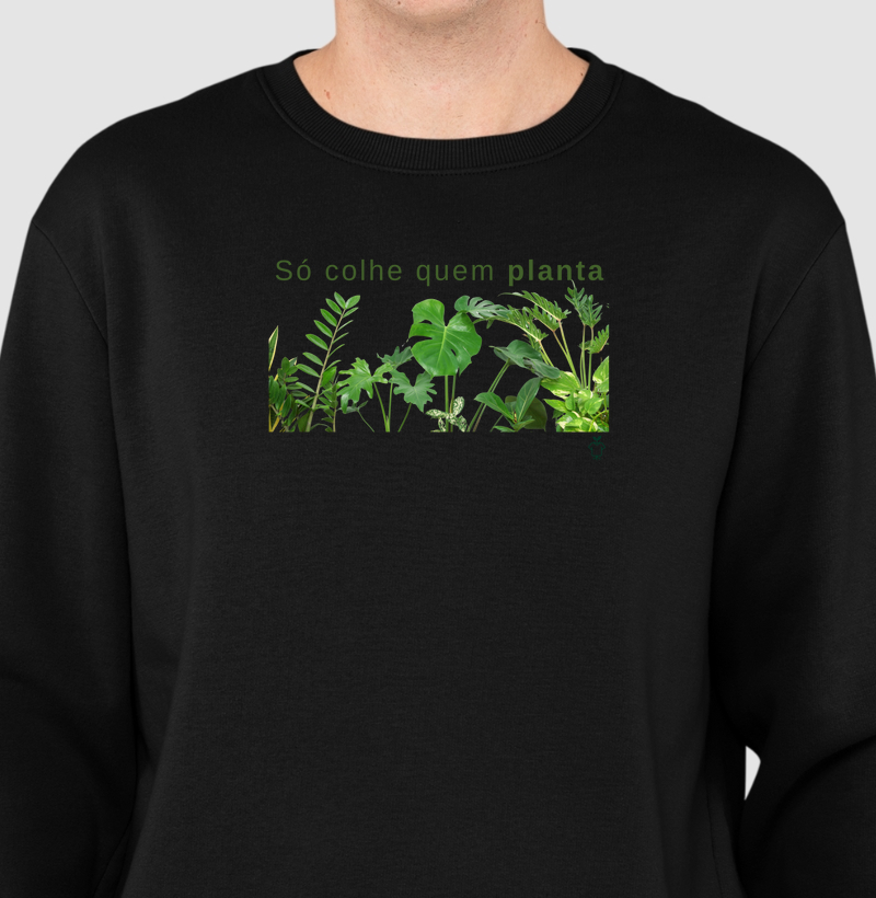 Só colhe quem planta