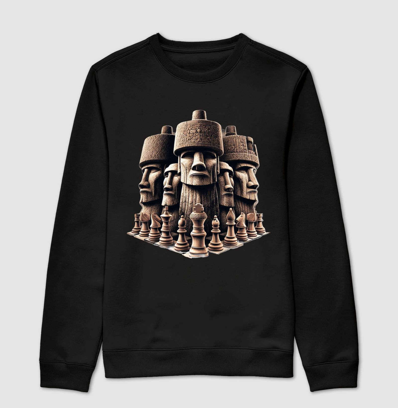Chess Moai