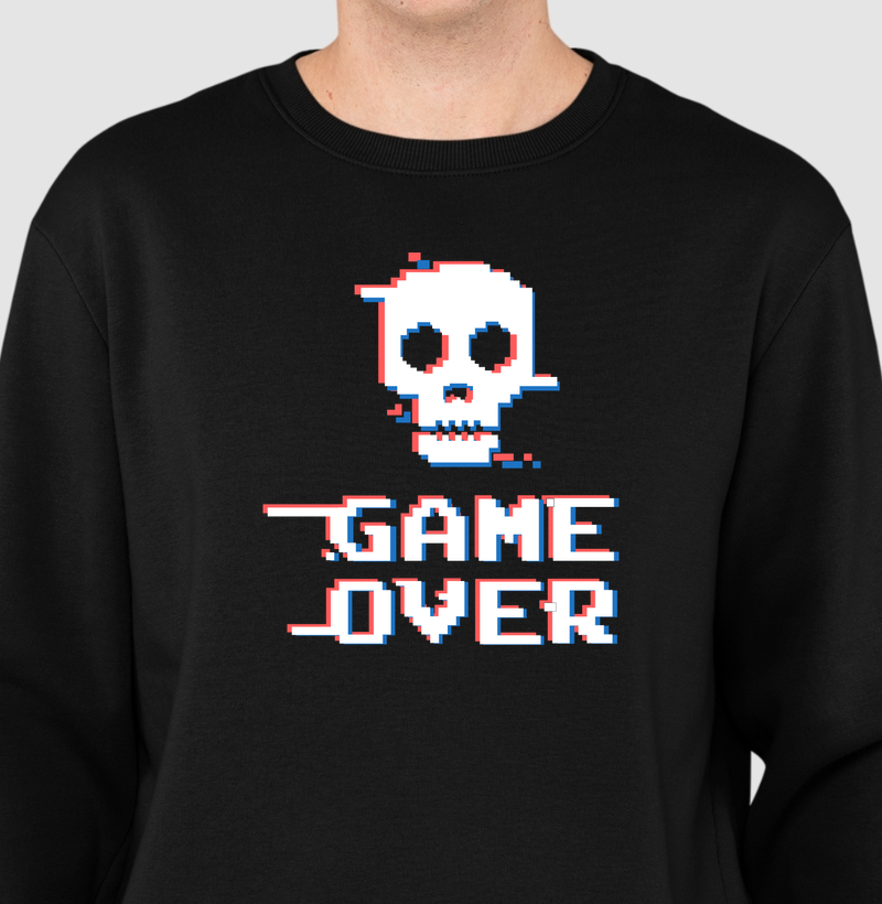 GAME OVER SKULL – Think Tee
