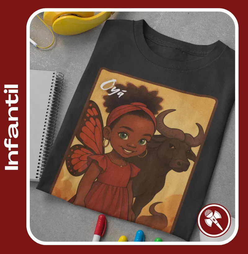Oyá - Coleção Ori Game - Camiseta Infantil