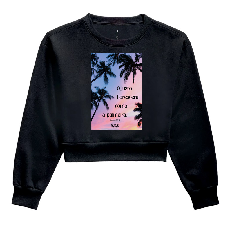Camiseta Personalizada O Justo Florescerá como a Palmeira. Salmo 92.12