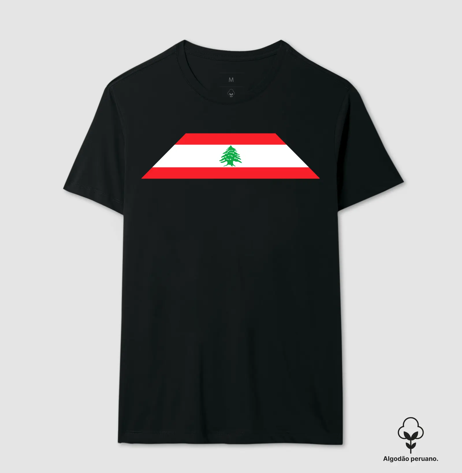 Líbano bandeira estilizada