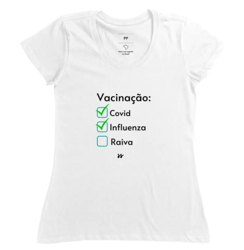 Camiseta T-shirt “Vacinação” 