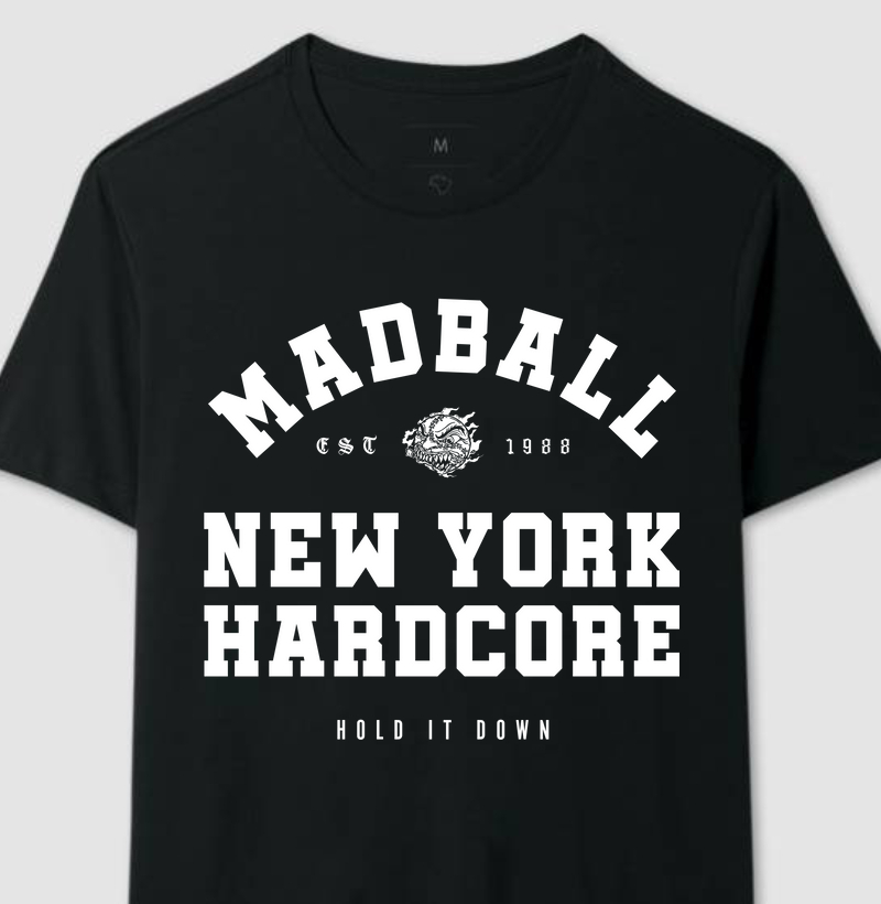 CAMISETA MADBALL NYC HC