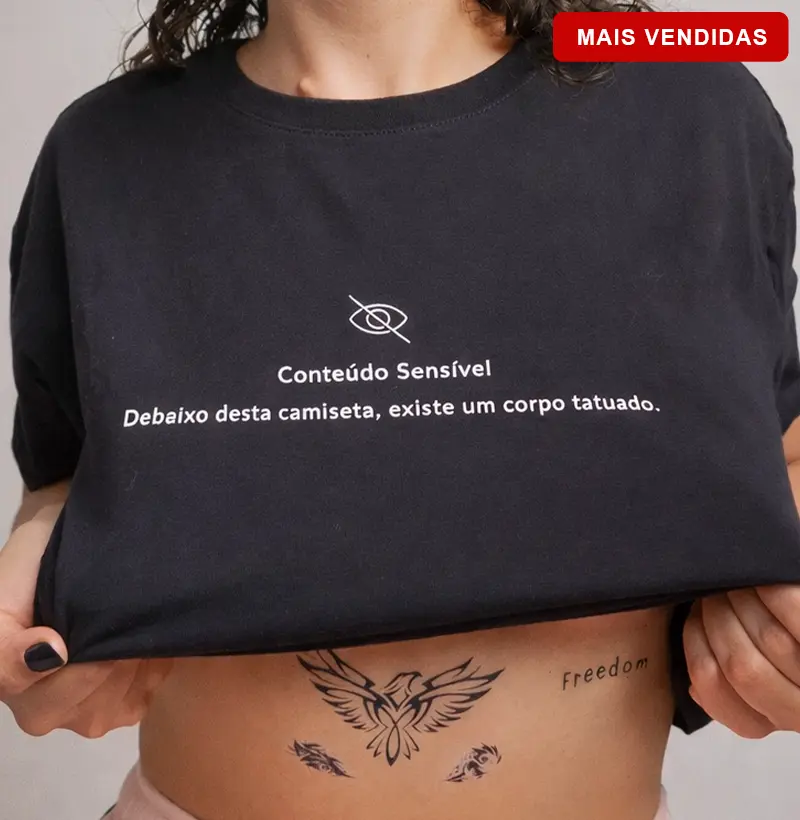 Conteúdo Sensível. Corpo Tatuado