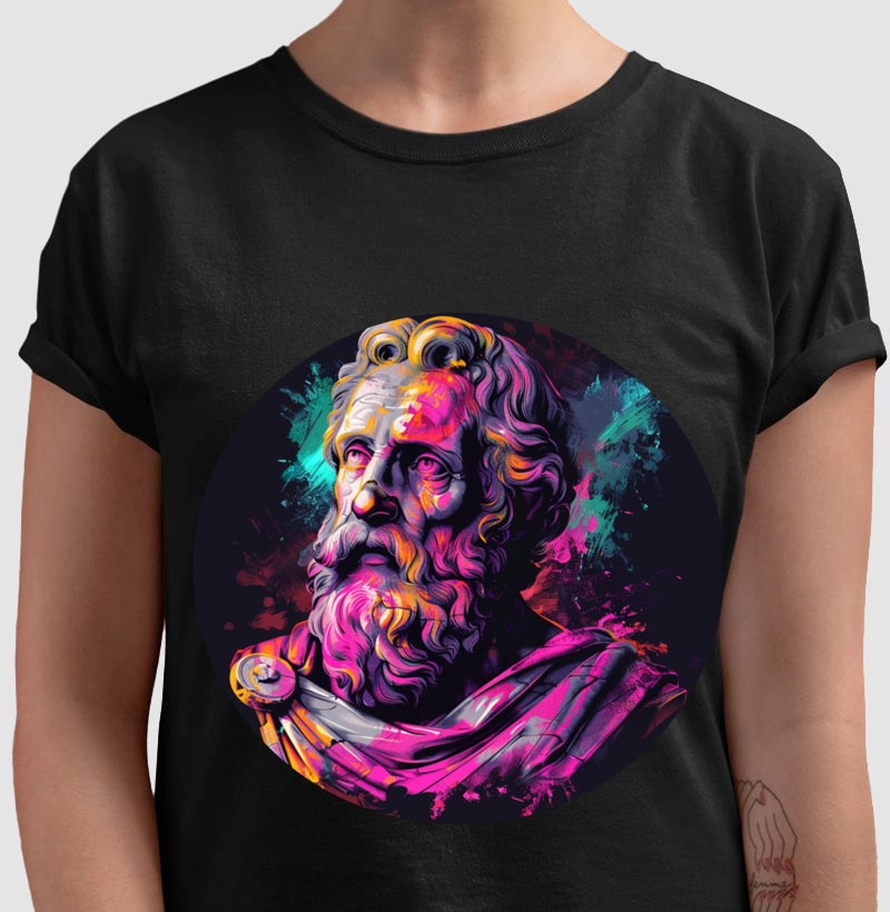 Camisa Estoicismo A Felicidade Mr Stoic