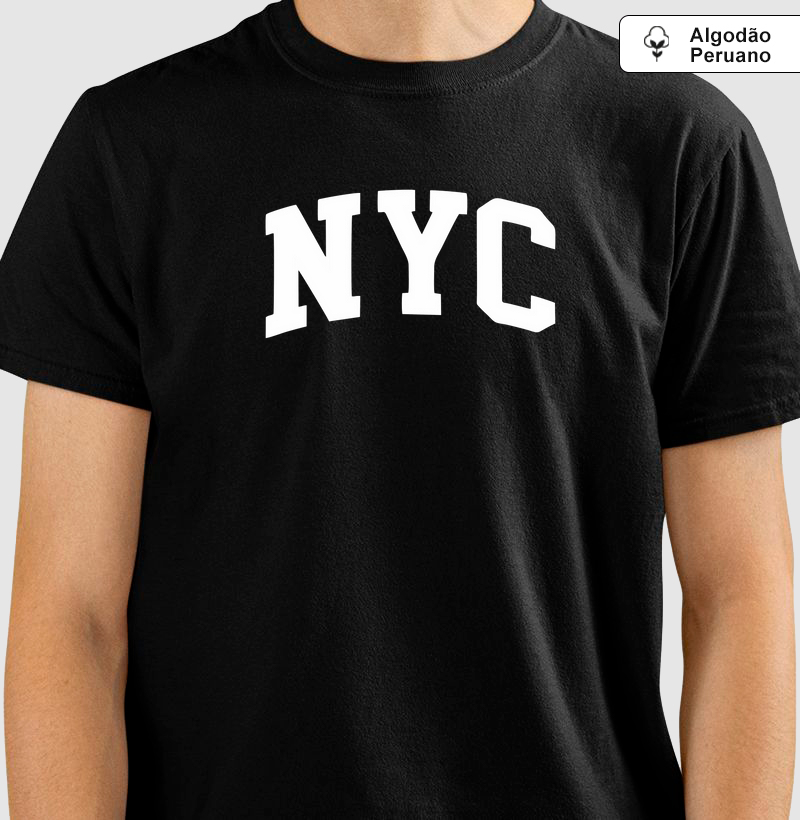 Camiseta Algodão Peruano NYC