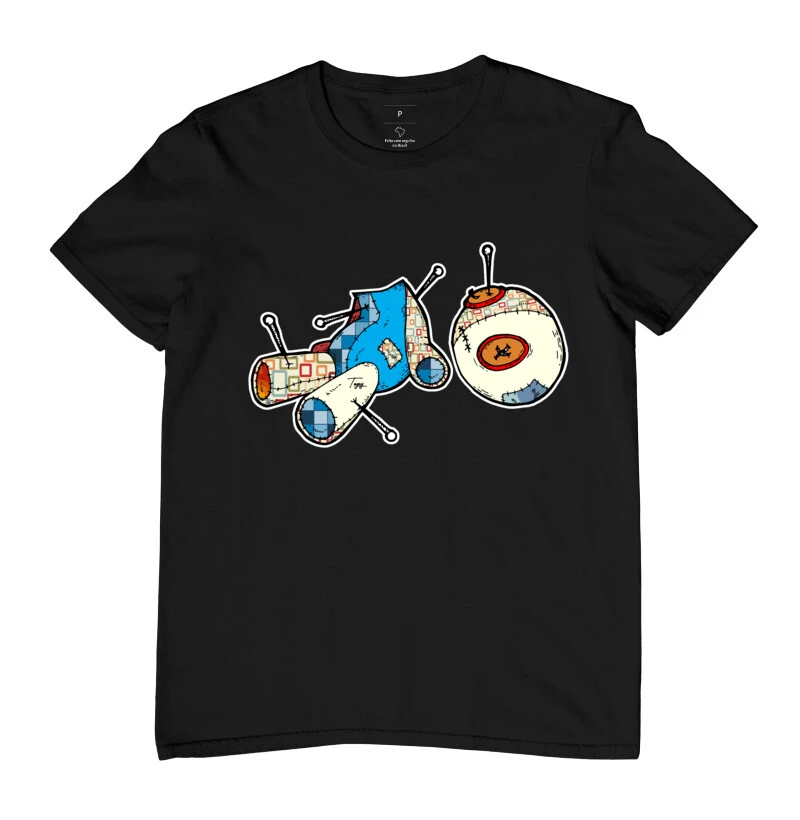 Camiseta Gamer Boneco Vudu Sai Zica sem cabeça