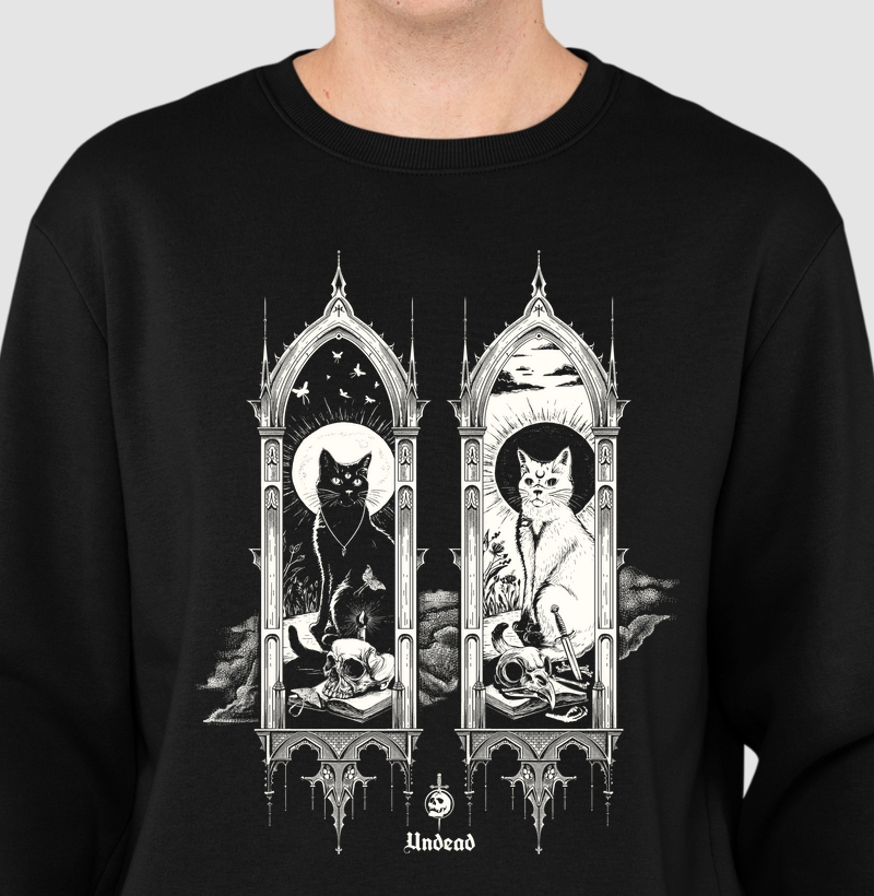 Moletom Suéter - Two Cats