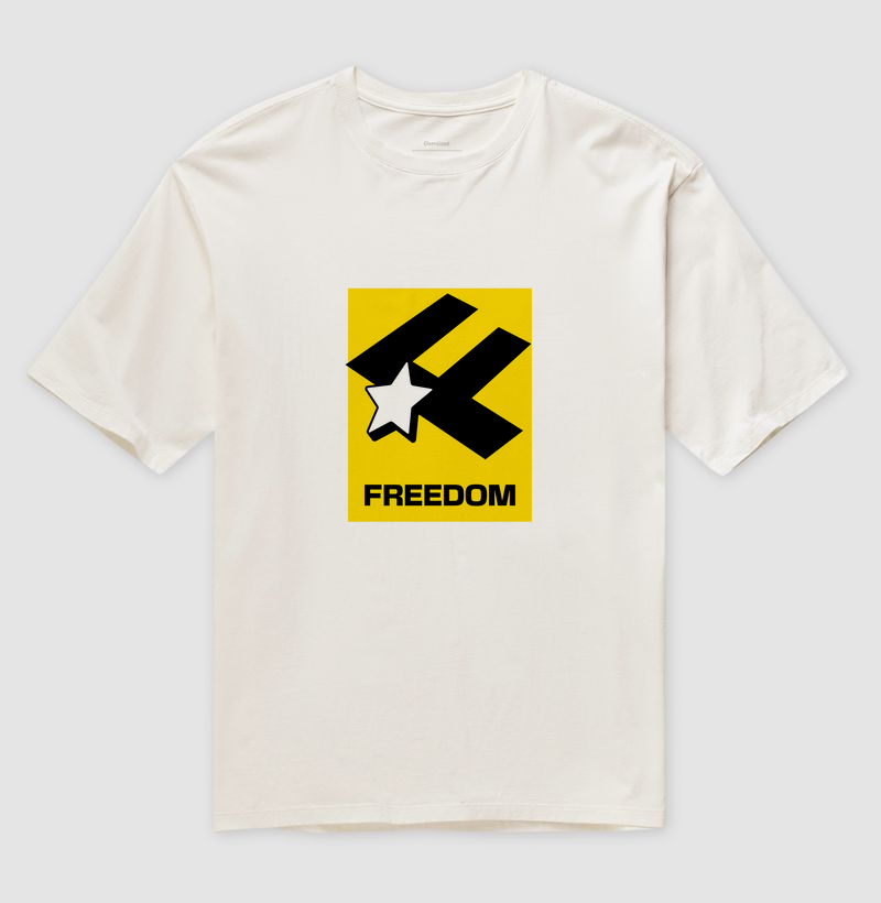 Freedom: Camiseta Oversized - Liberdade com Estilo